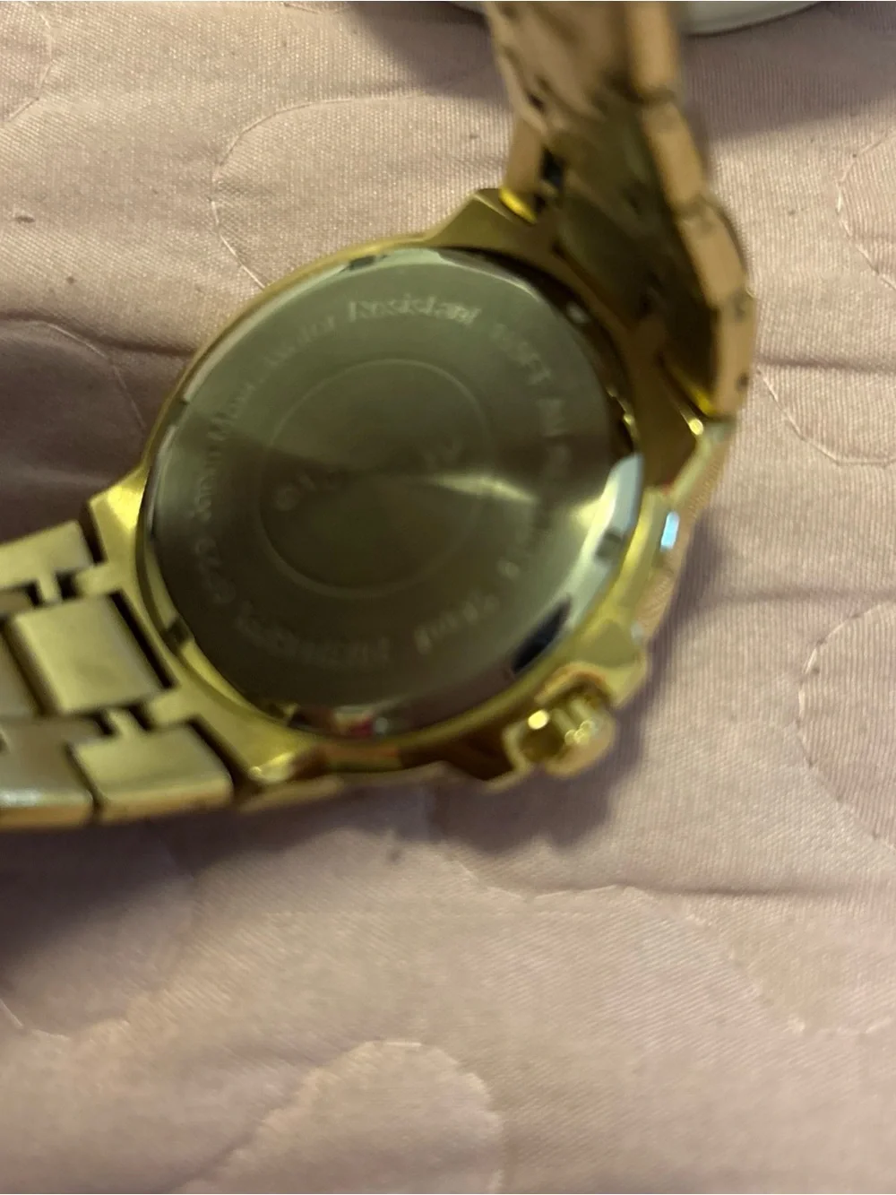 Armitron Gold and Black Men's Chronograph Bracelet Watch